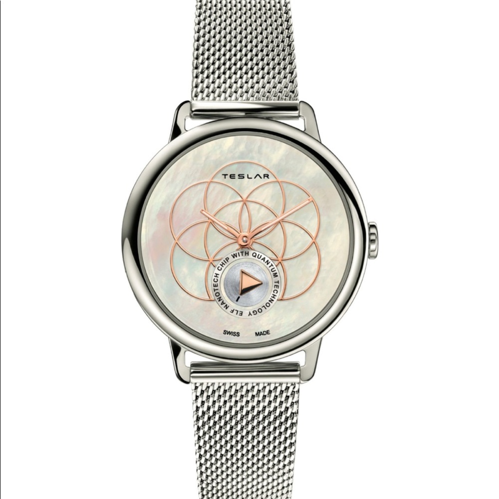 Teslar ReBalance Stainless Seed of Life T2 Watch